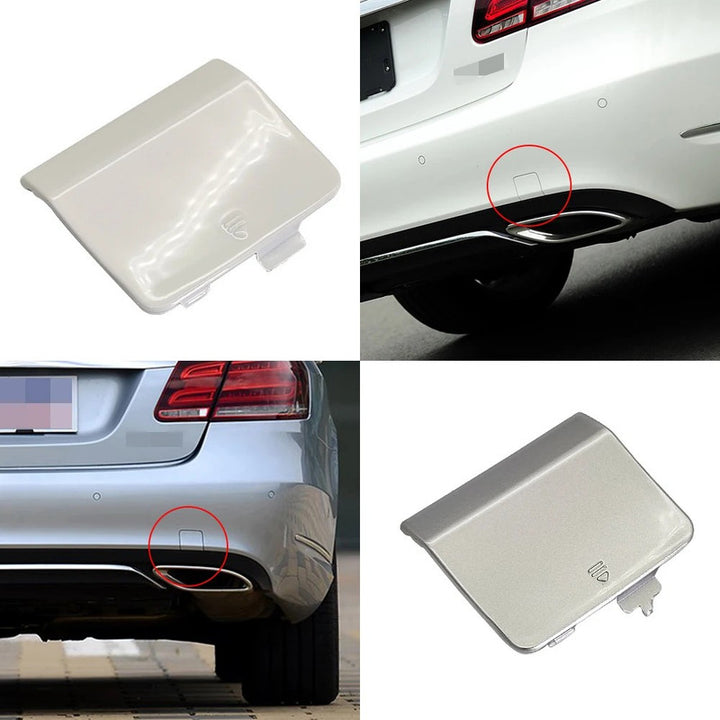 Car Craft Compatible With Mercedes Benz E Class W212 Lci 2013-2015 Rear Bumper Tow Hook Towing Tochan Trailer Cover 2128850726 Unpainted - CAR CRAFT INDIA