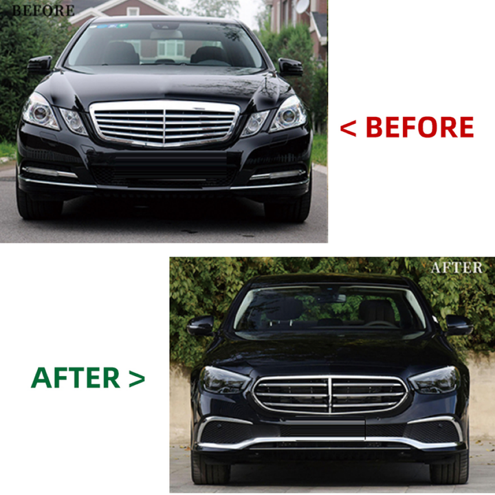 Car Craft Compatible With Mercedes Benz E Class W212 2009-2013 To W213 Lci 2021+ Executive Upgrade Facelift Conversion Bodykit Bumper Hood Headlight Taillight