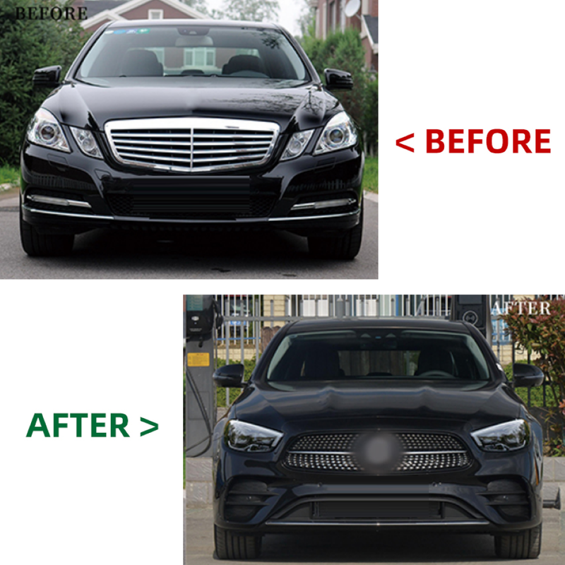 Car Craft Compatible With Mercedes Benz E Class W212 2009-2013 To W213 Lci 2021+ Sports Upgrade Facelift Conversion Bodykit Bumper Hood Headlight Taillight