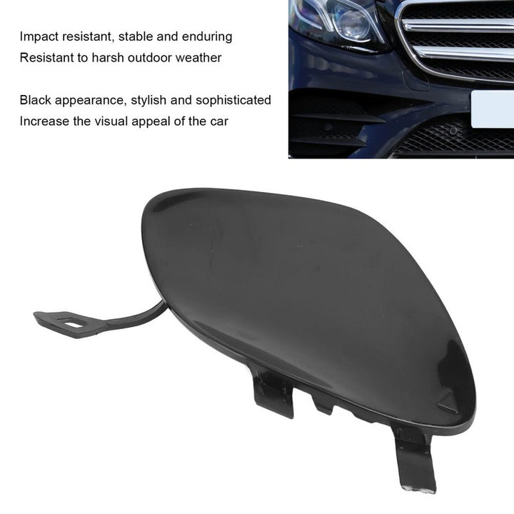 Car Craft Compatible With Mercedes Benz E Class W213 2017-2020 Amg Front Bumper Tow Hook Towing Tochan Trailer Cover 2138855200-1 Unpainted - CAR CRAFT INDIA