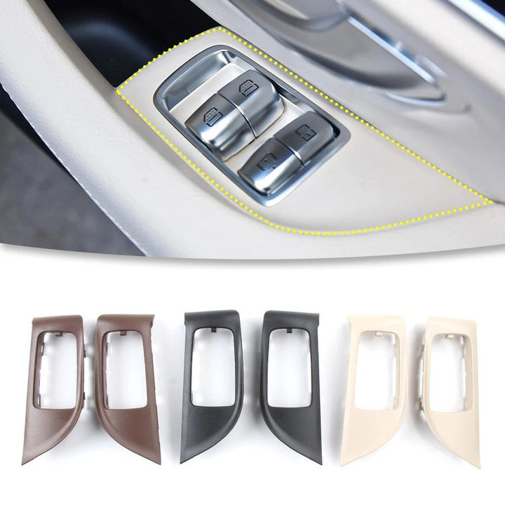 Car Craft Compatible With Mercedes Benz E Class W213 2016-2021 Car Rear Window Lift Switch Cover Armrests Panel Cover 21373723008t92 Beige Left CC-9002