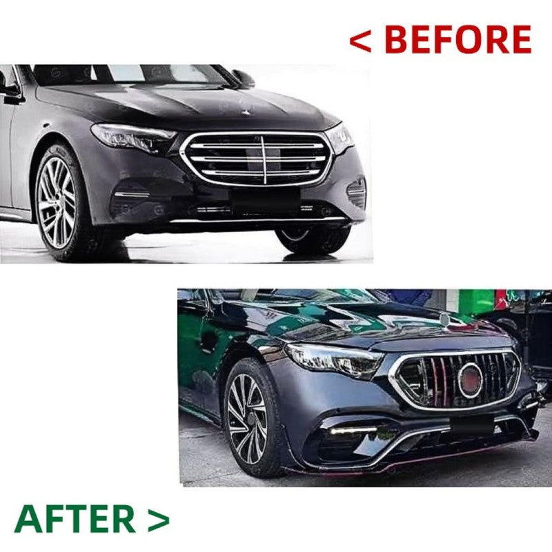 Car Craft Compatible With Mercedes E Class W214 2024+ Upgrade Convert To 2024 Brabus Style Kit Bumper Grill Bodykit