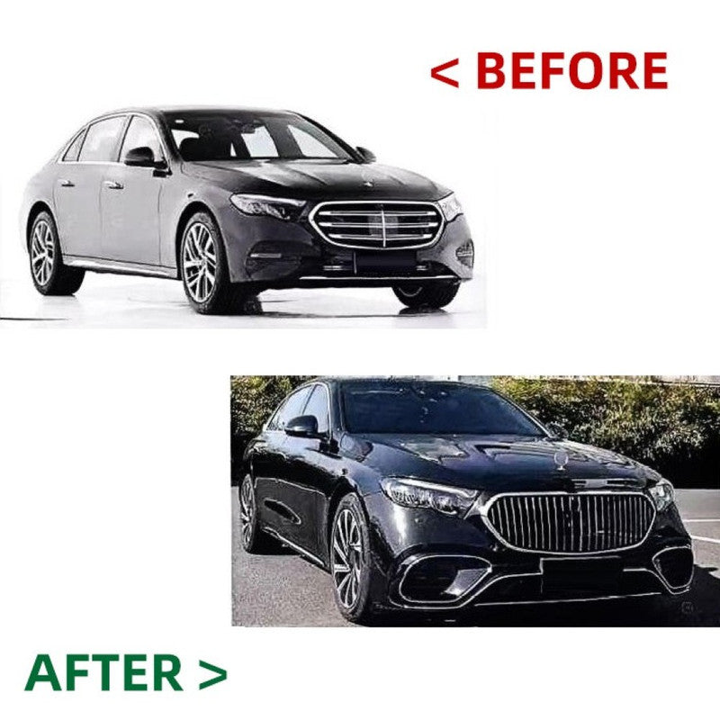 Car Craft Compatible With Mercedes E Class W214 2024+ Upgrade Convert To 2024 S63 Style Kit Bumper Grill Bodykit