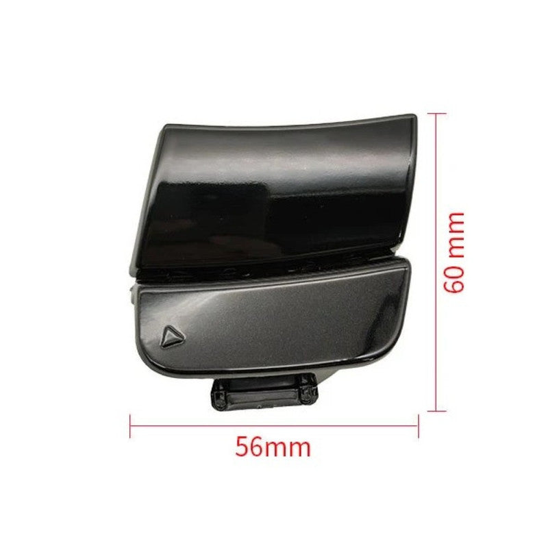 Car Craft Compatible With Mercedes Benz E Class W214 2024-2026 Front Bumper Tow Hook Towing Tochan Trailer Cover 2148853502 Unpainted - CAR CRAFT INDIA