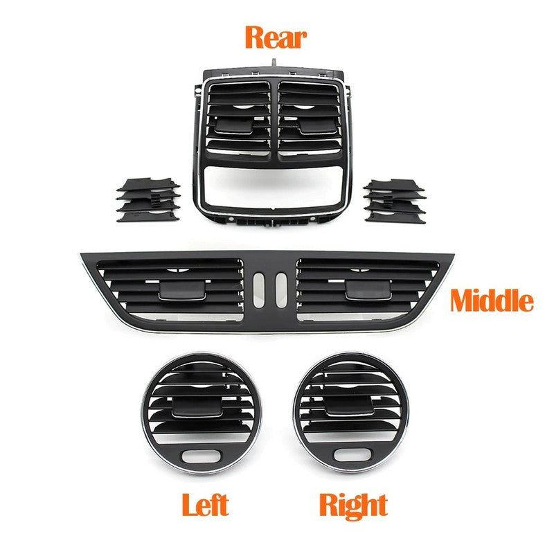 Car Craft Compatible With Mercedes Benz Cls W219 2007-2009 Car Air Conditioner Ac Vent Grille Outlet Cover Slider Trim 2198310360-1 Rear