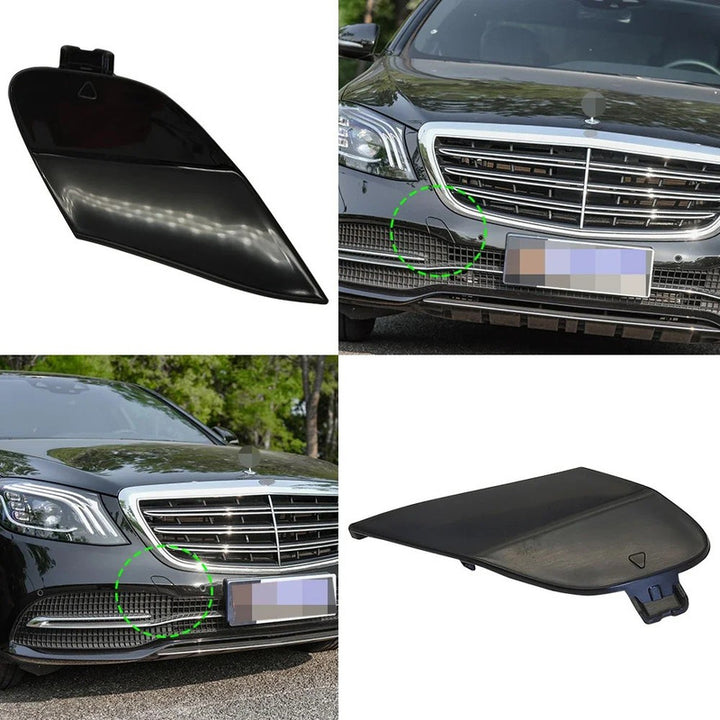 Car Craft Compatible With Mercedes Benz S Class W222 Lci 2018-2022 Front Bumper Tow Hook Towing Tochan Trailer Cover 2228850500 Unpainted - CAR CRAFT INDIA