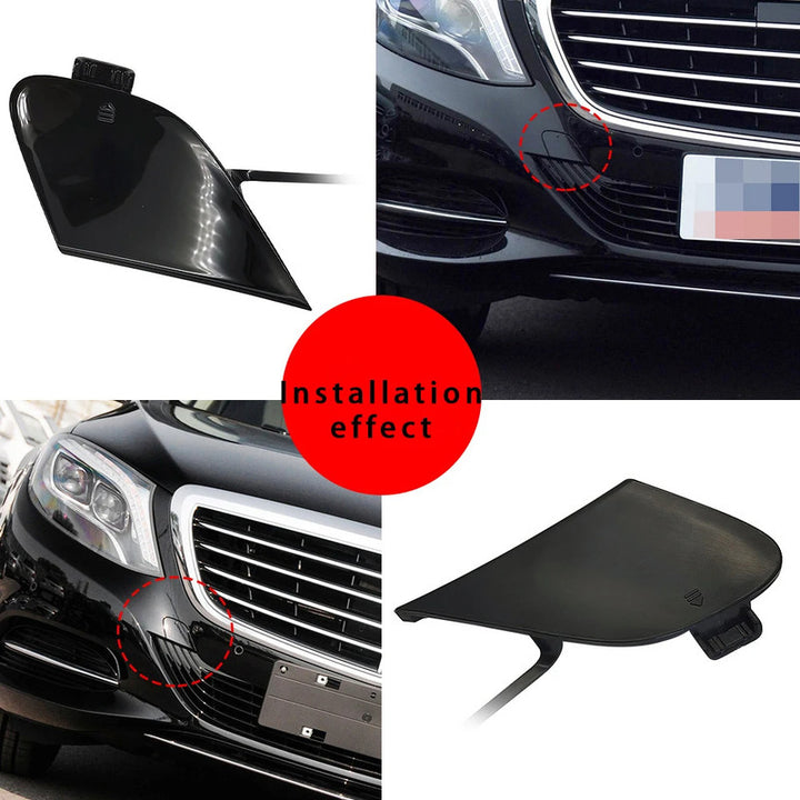 Car Craft Compatible With Mercedes Benz S Class W222 2014-2017 Front Bumper Tow Hook Towing Tochan Trailer Cover 2228850024 Unpainted - CAR CRAFT INDIA
