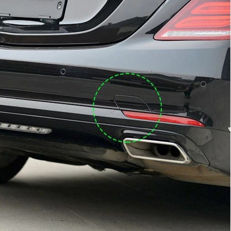 Car Craft Compatible With Mercedes Benz S Class W222 2014-2017 Rear Bumper Tow Hook Towing Tochan Trailer Cover 2228850424 2228853600 Unpainted - CAR CRAFT INDIA