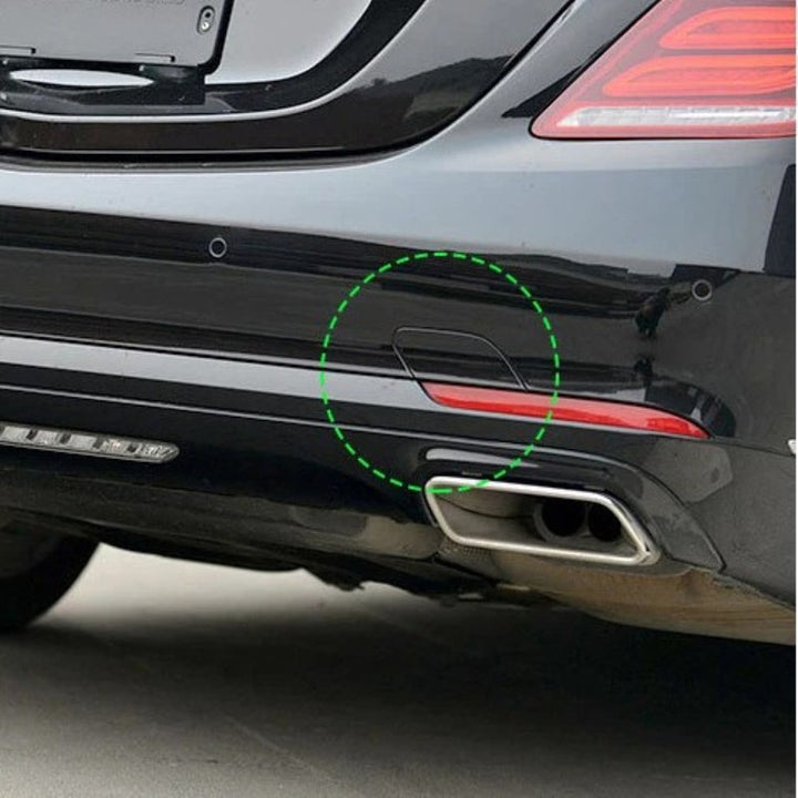 Car Craft Compatible With Mercedes Benz S Class W222 2014-2017 Rear Bumper Tow Hook Towing Tochan Trailer Cover 2228850424 2228853600 Unpainted - CAR CRAFT INDIA