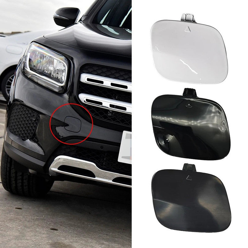 Car Craft Compatible With Mercedes Benz Glb W247 2020-2024 Front Bumper Tow Hook Towing Tochan Trailer Cover 2478857700 Unpainted - CAR CRAFT INDIA