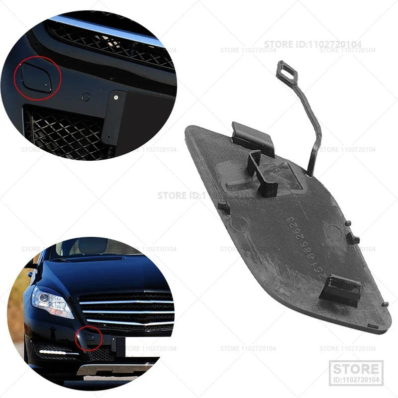 Car Craft Compatible With Mercedes Benz R Class W251 2010-2013 Front Bumper Tow Hook Towing Tochan Trailer Cover 2518852623 Unpainted - CAR CRAFT INDIA
