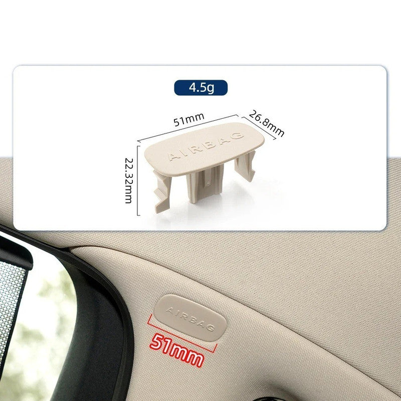 Car Craft Compatible With Mercedes Benz E Class W213 2016-2021 A Piller Airbag Srs Decorative Cover Cap Trim 21369200218t92 Beige Right CC-8963