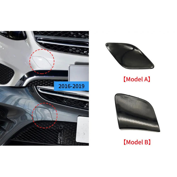 Car Craft Compatible With Mercedes Benz Glc W253 X253 2015-2019 Front Bumper Tow Hook Towing Tochan Trailer Cover 2538850022 Unpainted A - CAR CRAFT INDIA
