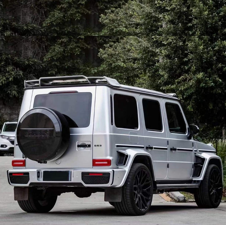 Car Craft Compatible With Mercedes Benz G Class G Wagon W464 2019-2024 Upgrade Facelift Convert To G63 G55 G500 Brabus Bbs Bodykit Bumper