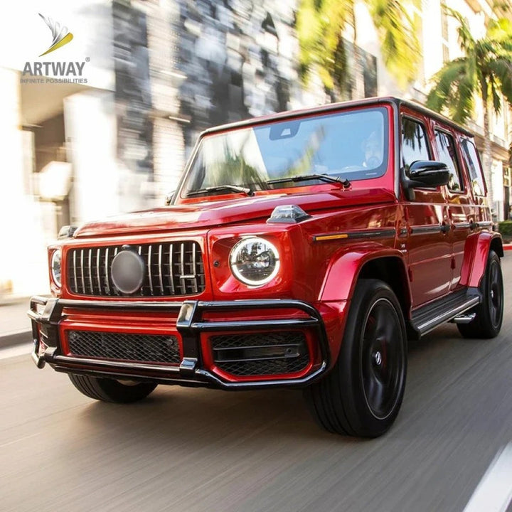 Car Craft Compatible With Mercedes Benz G Class G Wagon W464 G350 G400 G550 G63 G500 2019+ Front Bumper Guard Off-road Protection Bar Crash Barrier
