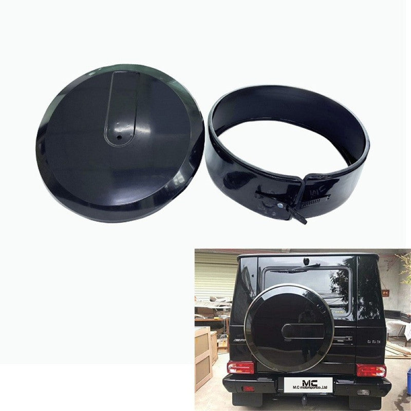 Car Craft Compatible With Mercedes Benz W463 W464 2007-2024 G63 G Wagon Rear Car Spare Wheel Tyre Cover - CAR CRAFT INDIA