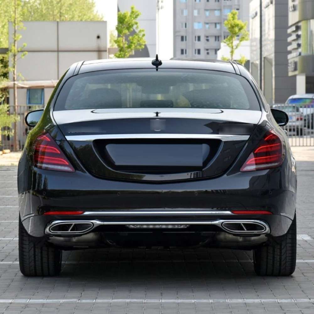 Car Craft Compatible With Mercedes Benz S Class W221 2006-2014 To W222 Lci Maybach Upgrade Facelift Conversion Bodykit Bumper Hood Headlight Taillight