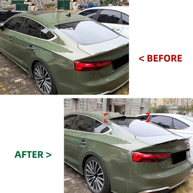 Car Craft Compatible With Audi A5 S5 Rs5 F5 4 Doors Sportback 2017-2024 Rear Trunk Wing Boot Lip Roof Spoiler Zst-1453 Gb Glossy Black