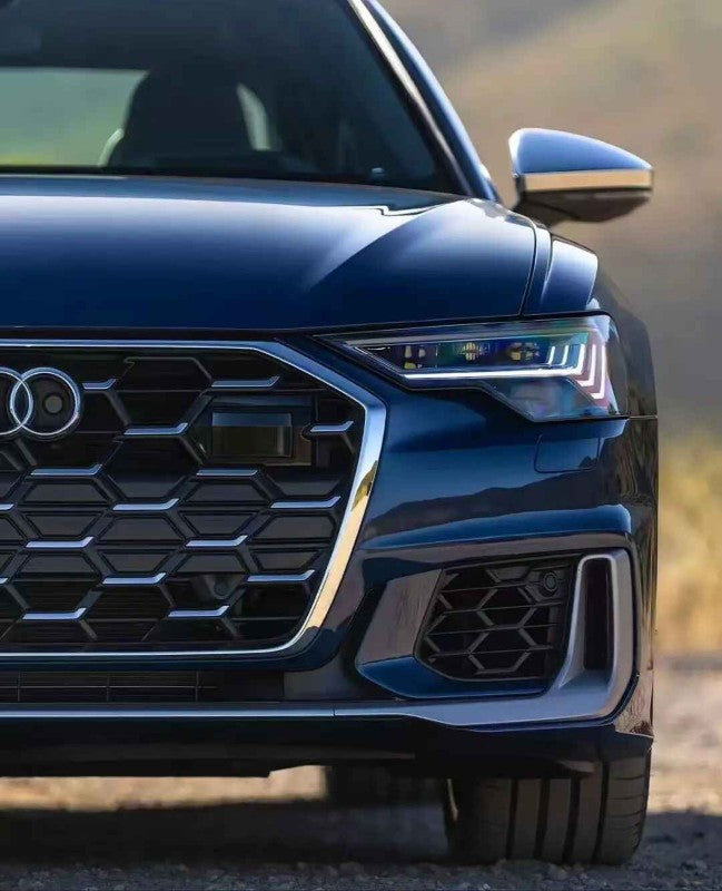 Car Craft Compatible With Audi A6 S6 Rs6 C8 2019-2023 Front Rs6 Sport Bumper Upgraded Show Honeycomb Style Grill Mesh Rsu Dlw0601070878 Bl Silver Chorme - CAR CRAFT INDIA
