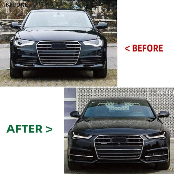 Car Craft Compatible With Audi A6 C7 2010-2015 To 2016 C7pa Upgrade Facelift Matrix Conversion Bodykit Bumper Headlight Taillight CC-6316 - CAR CRAFT INDIA
