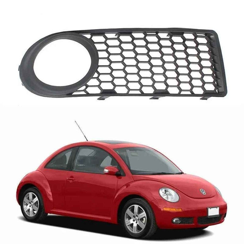 Car Craft Compatible With Volkswagen Vw Beetle 1998-2011 Front Bumper Fog Lamp Light Mesh Grill Cover Right Dlw0602020102