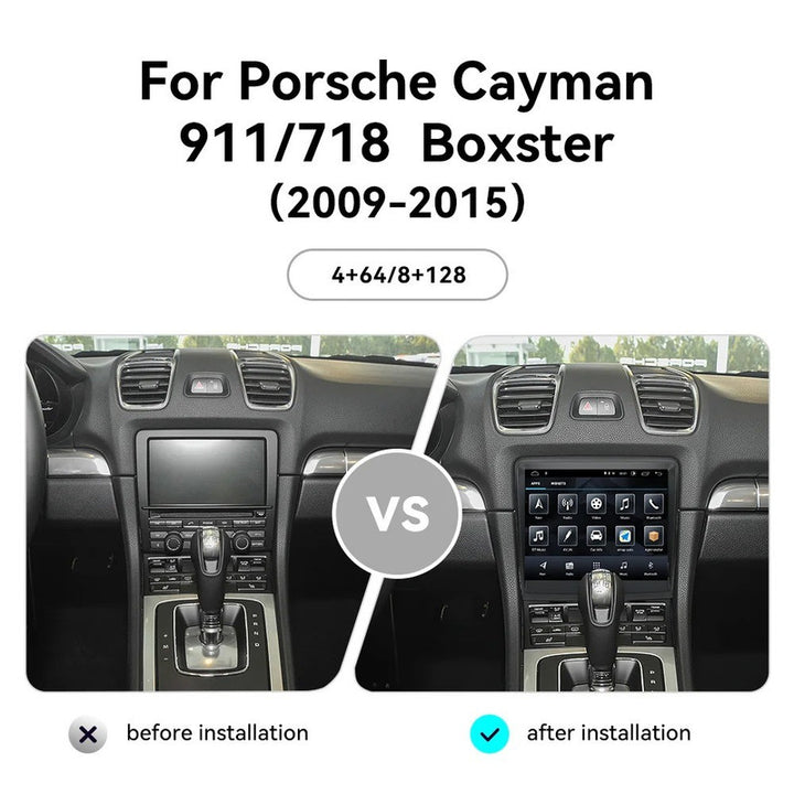 Car Craft Compatible With Porsche Cayman Boxster 911 2014-2017 Android Multimedia Infotainment Player With Wireless Carplay And Android Auto 4gb+64gb 8.4