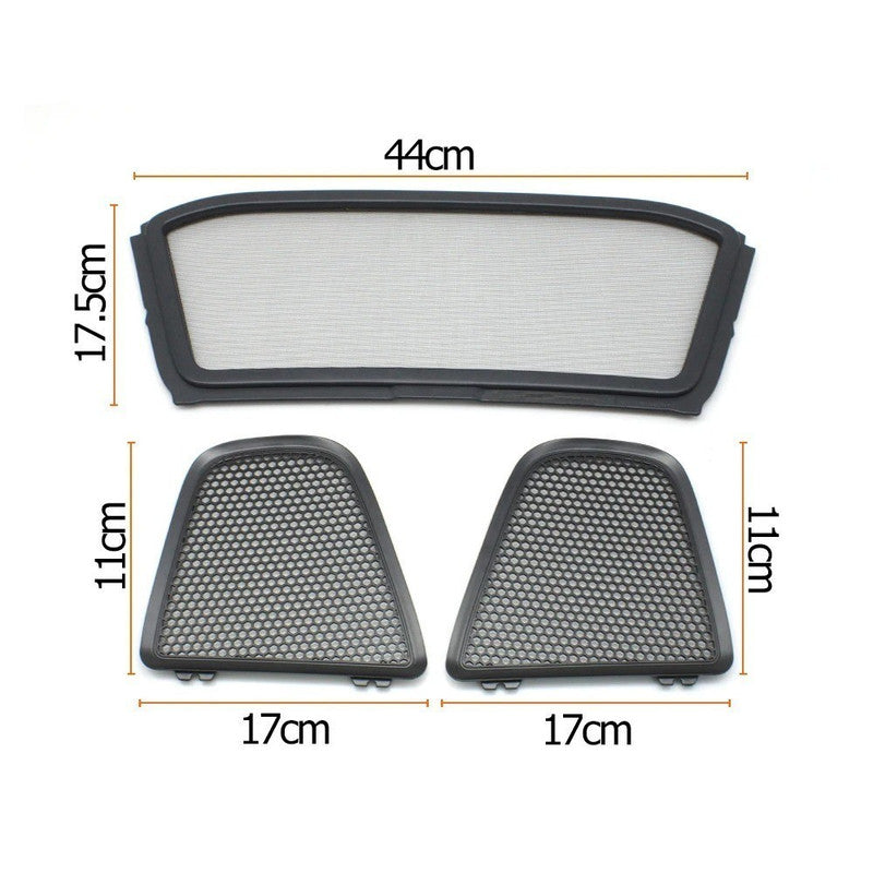 Car Craft Compatible With Porsche Boxster 981 2013–2016 718 Boxster 982 2017–2023 Interior Seat Backrest Roof Net Cover Seatback Seat Cushion Back Mesh Grid 98156158402-1 Right Brown CC-10643