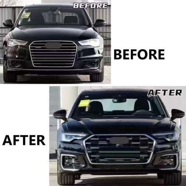 Car Craft Compatible With Audi A6 C7 2011-2018 Upgrade Facelift Convert To A6 C8 Pv 2023 Bodykit Bumper Headlight Taillight Hood Fender CC-6047 - CAR CRAFT INDIA