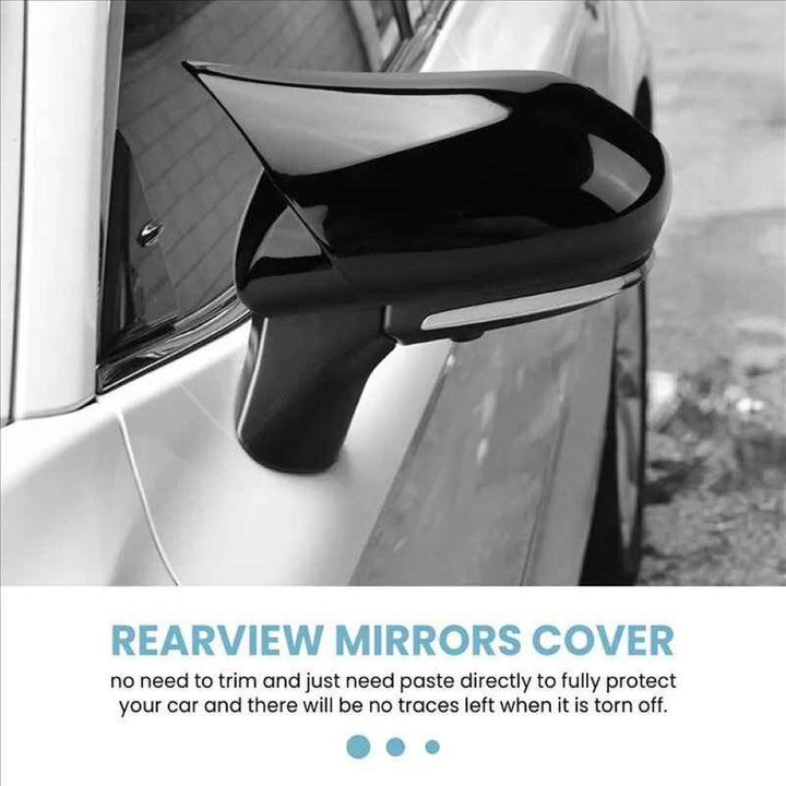 Car Craft Compatible With Toyota Camry 2018‑2025 Le Se Xle Xse Side Rear View Case Wing Cap Shell Housing Mirror Covers 3m Tape Pasting Style Glossy Black Model A CC-11524