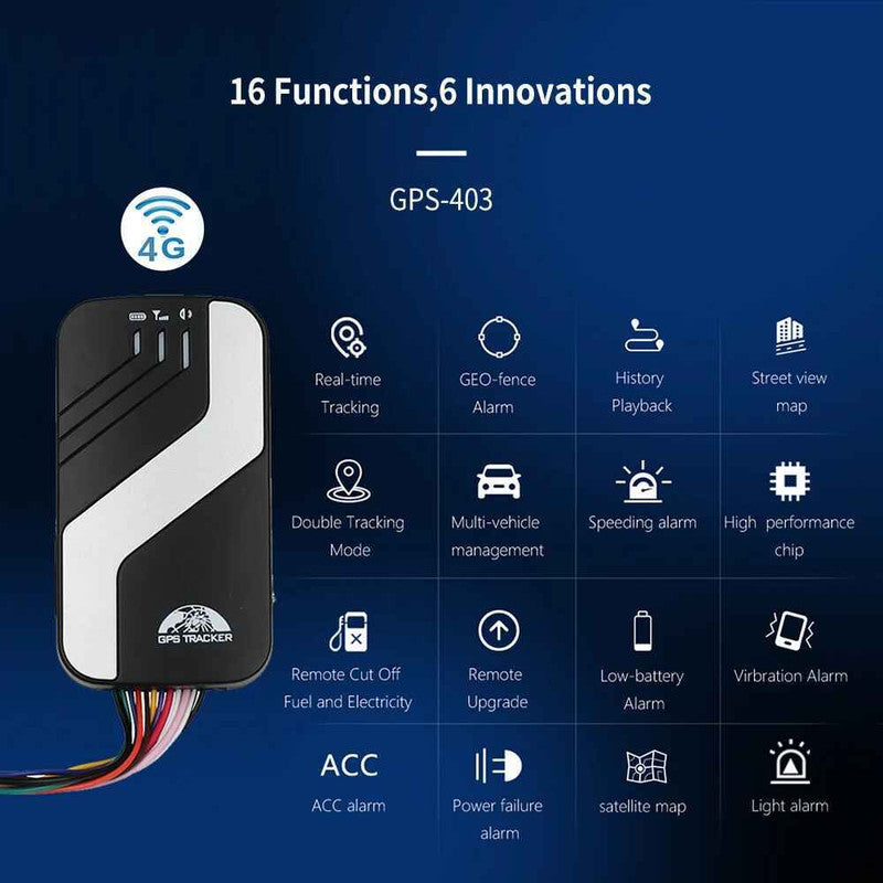Car Craft Compatible With Vehicle Tracker For Cars Motorcycles Ios Android Application 403c Gsm/gprs Gps Location Tracker Locator 403a