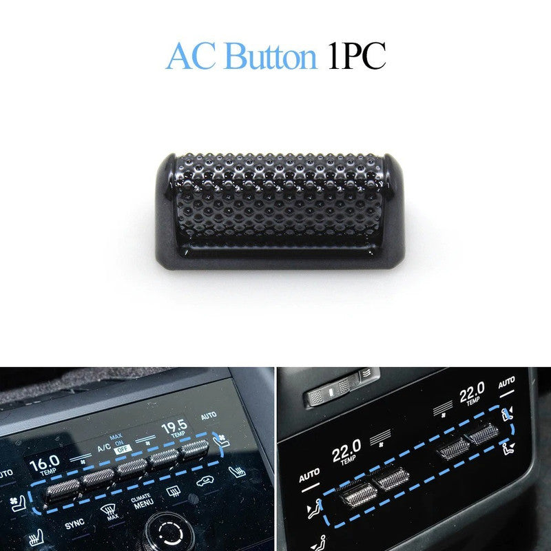 Car Craft Compatible With Porsche Panamera 976 2024-2026 Macan 5c 2024-2025 Cayenne 9ya-2 2024-2026 Front Rear Air Conditioning Ac Button Front Ac Rotary Button Knob 95c919610-c