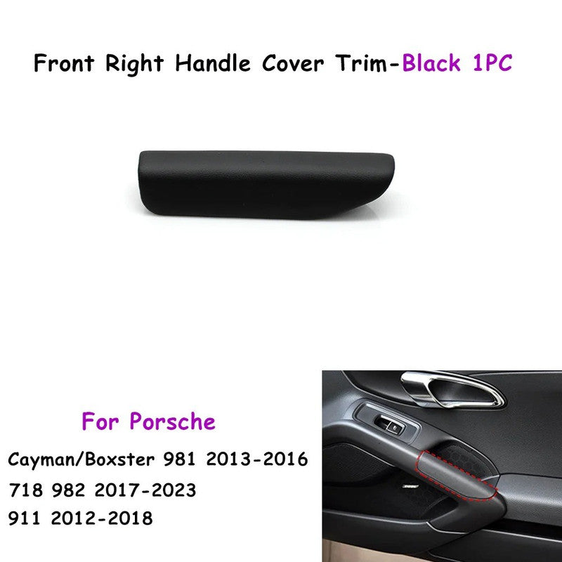 Car Craft Compatible With Porsche Cayman Boxster 981 2013-2016 718 982 2017-2023 911 991 2012-2018 Car Interior Inner Door Handle Cover Trim Black Right 981555534031e0-c - CAR CRAFT INDIA