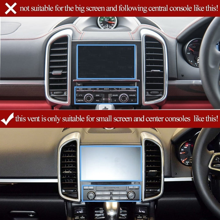 Car Craft Ac Vent Assembley Grill Assembley Compatible With Porsche Cayenne 2015-2017 Ac Vent Assembley Grill Assembley Centre Right 7p5819728f-a CC-7963 - CAR CRAFT INDIA