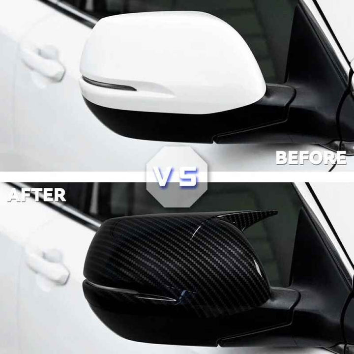 Car Craft Compatible With Honda Crv 2012-2021 Side Rear View Case Wing Cap Shell Housing Mirror Covers 3m Tape Pasting Style Glossy Black CC-11536