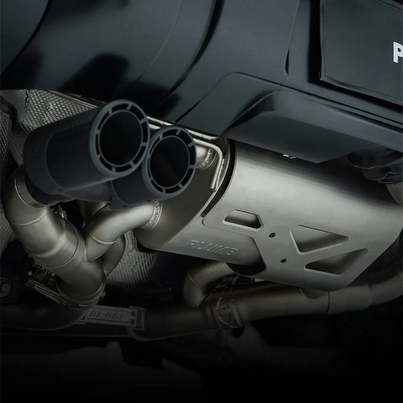 Car Craft Compatible With Land Range Rover Defender 90 110 130 L663 2020-2026 Plumb M One Series Electronically Controlled Mid And Rear End Exhaust System Controllable Exhaust Pipe Tip System Plumb-028