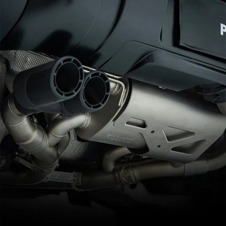 Car Craft Compatible With Land Range Rover Defender 90 110 130 L663 2020-2026 Plumb M One Series Electronically Controlled Mid And Rear End Exhaust System Controllable Exhaust Pipe Tip System Plumb-028