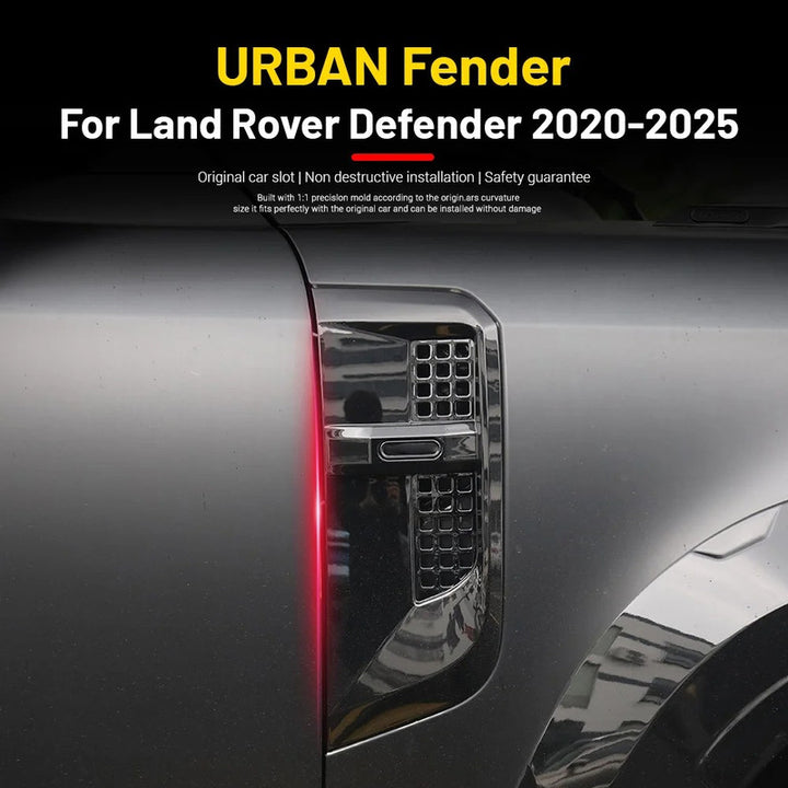 Car Craft Compatible With Range Land Rover Defender L663 2020-2025 90 110 130 Upgrade Convertion Bodykit Urban U Style Side Fender Vent Grill Cover
