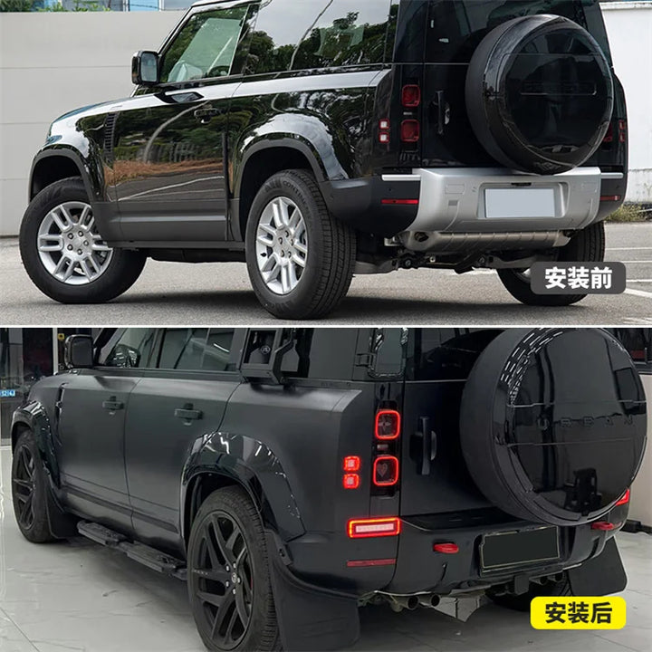Car Craft Compatible With Range Land Rover Defender L663 2020-2025 110 130 Upgrade Convertion Bodykit Urban U Style Side Wheel Arch Trim Cover