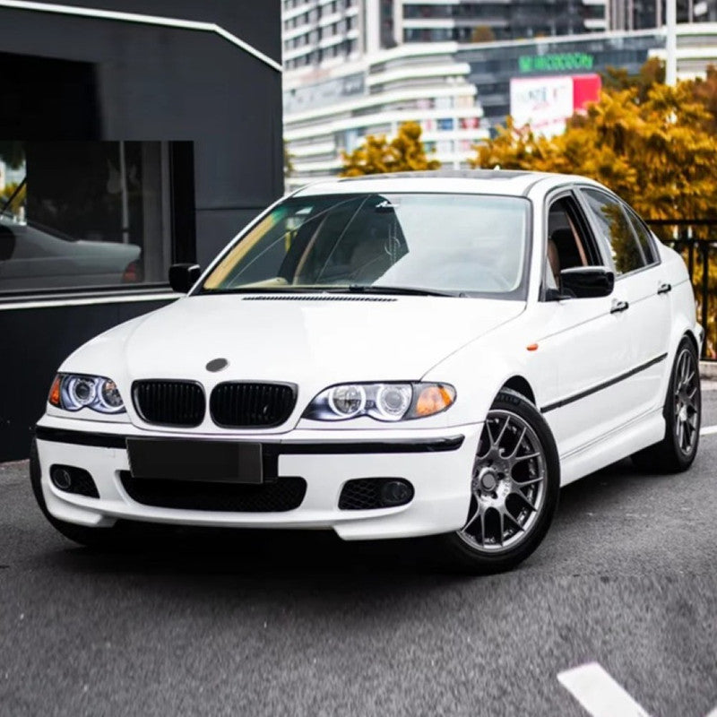 Car Craft Compatible With Bmw 3 Series E46 Sedan 1998-2004 Upgrade Facelift Convert To M3 Mt M Tech M Sport Side Skirt Splitter Running Board 2 Door Gc E46-011