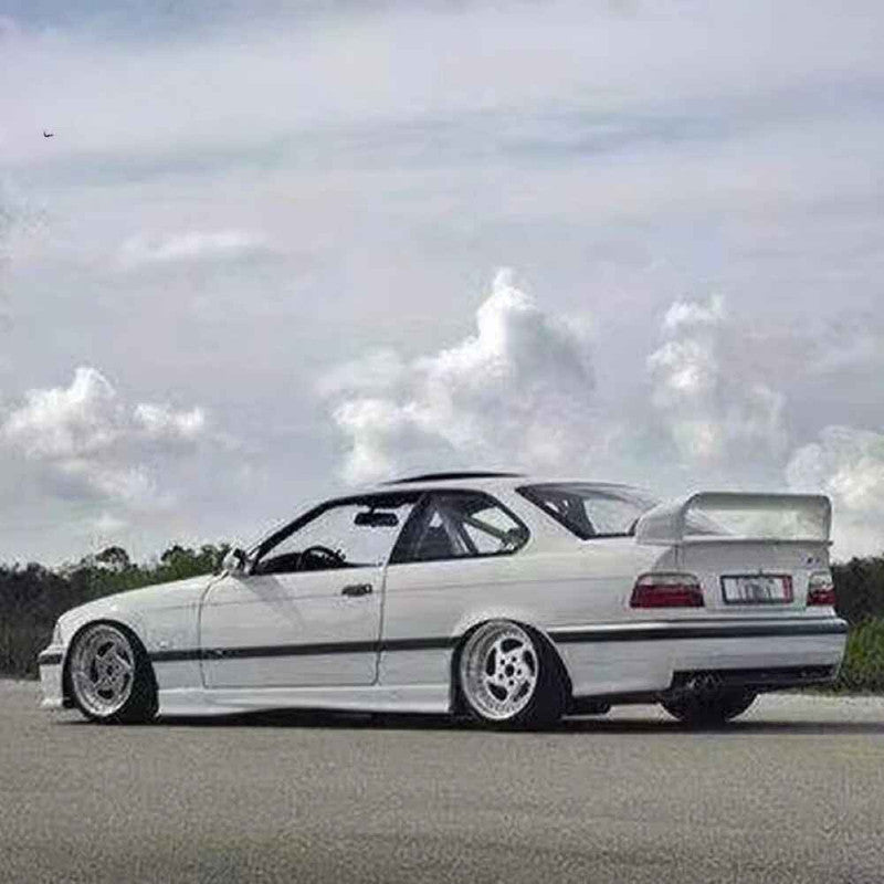 Car Craft Compatible With Bmw 3 Series E36 1990-1998 Upgrade Facelift Convert To E36 M3 M Sport Bodykit Side Skirt Splitter Running Board CC-9661