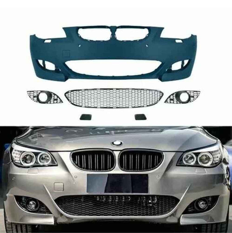 Car Craft Compatible With Bmw 5 Series E60 2004-2010 Front Rear Bumper Upgrade Convert To M Sport M5 Bodykit Bumper Side Skirt Running Board Exhasut Tip - CAR CRAFT INDIA