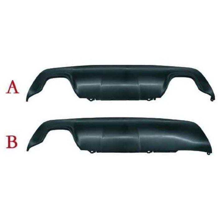 Car Craft Compatible With Bmw 5 Series E60 2004-2010 Rear Mt M Tech Bumper After Rear Lip Diffuser Style B 00- - CAR CRAFT INDIA