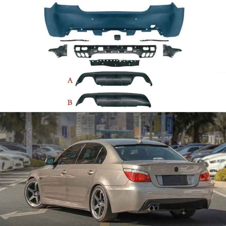 Car Craft Compatible With Bmw 5 Series E60 2004-2010 Front Rear Bumper Upgrade Convert To M Sport Mt M Tech Bodykit Bumper Side Skirt Running Board - CAR CRAFT INDIA