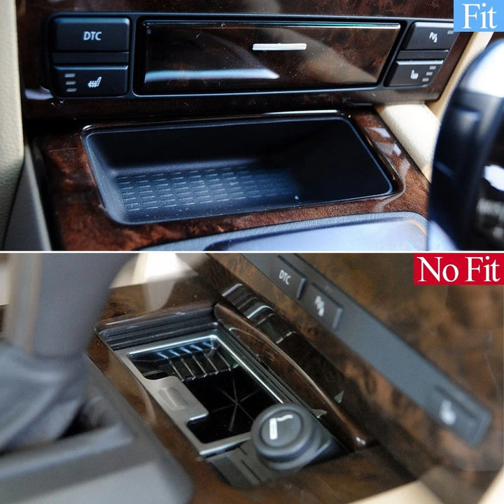 Car Craft Compatible With Bmw 5 Series E60 E61 2005-2010 Car Accessories Interior Center Console Front Storage Glove Box Ashtray Cover Replacement 51166974707-c