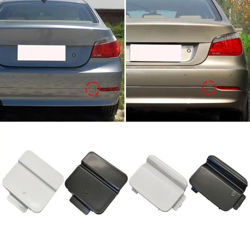 Car Craft Compatible With Bmw 5 Series E60 2001-2005 Rear Bumper Trailer Tow Towing Hook Hole Cover Usa 51127119151 Unpainted Model A - CAR CRAFT INDIA