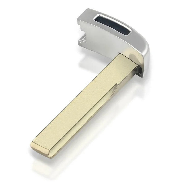 Car Craft Compatible With Bmw 7 Series E65 E66 2001-2008 Key Cover Case Physical Key Blade Silver Bm-ks-23