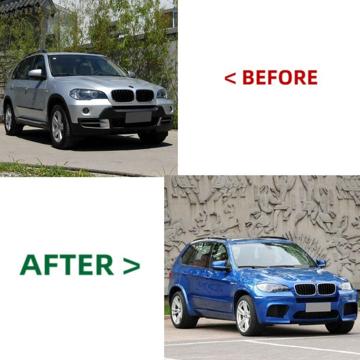 Car Craft Compatible With Bmw X5 E70 2007-2013 Side Rear View Horn Mirror Cover G05 Style Style Rhd Car E70-013 Gc