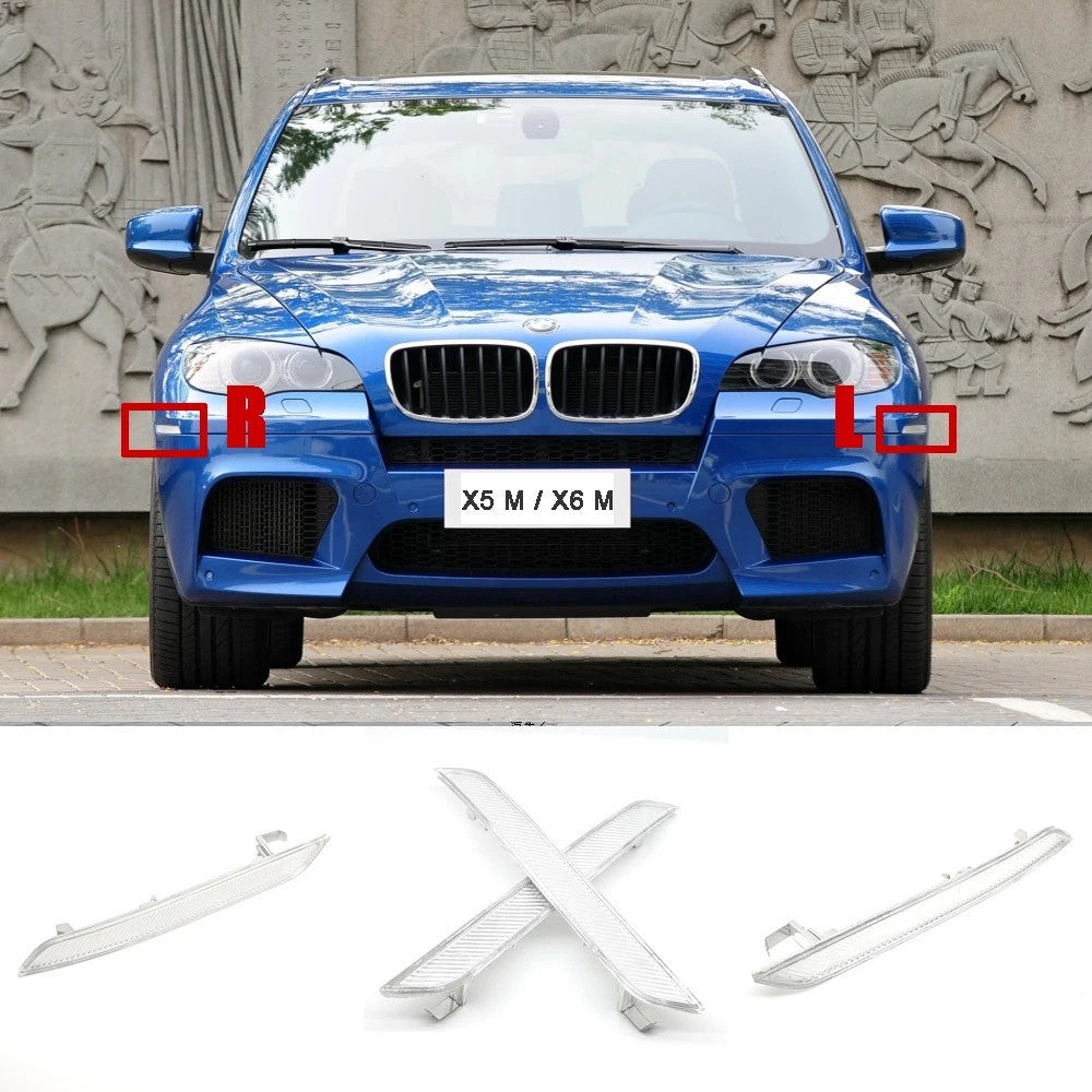 Car Craft Compatible With Bmw X6 E71 E72 2008-2014 Front Bumper Indicator Side Marker Reflector Lights Lamp 63147187087 Left CC-7941 - CAR CRAFT INDIA