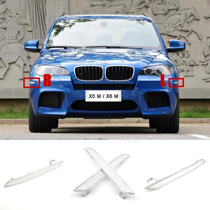 Car Craft Compatible With Bmw X6 E71 E72 2008-2014 Front Bumper Indicator Side Marker Reflector Lights Lamp 63147187087 Left CC-7941 - CAR CRAFT INDIA