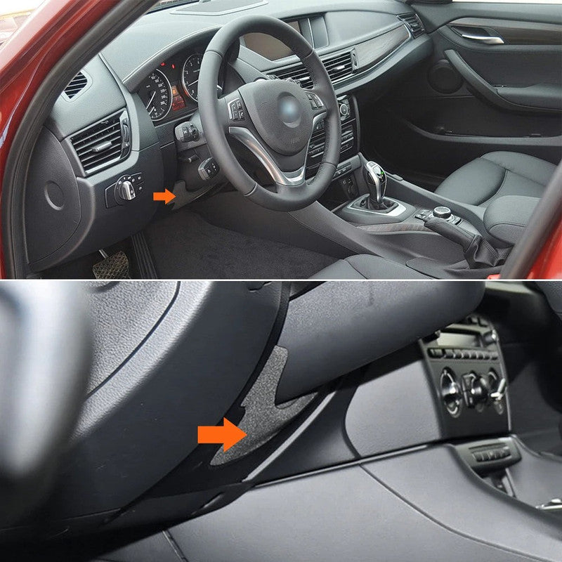 Car Craft Compatible With Bmw X1 E84 2009-2015 Car Front Dashboard Steering Wheel Under Lower Cover Sponge Backplate 51452991305-d - CAR CRAFT INDIA